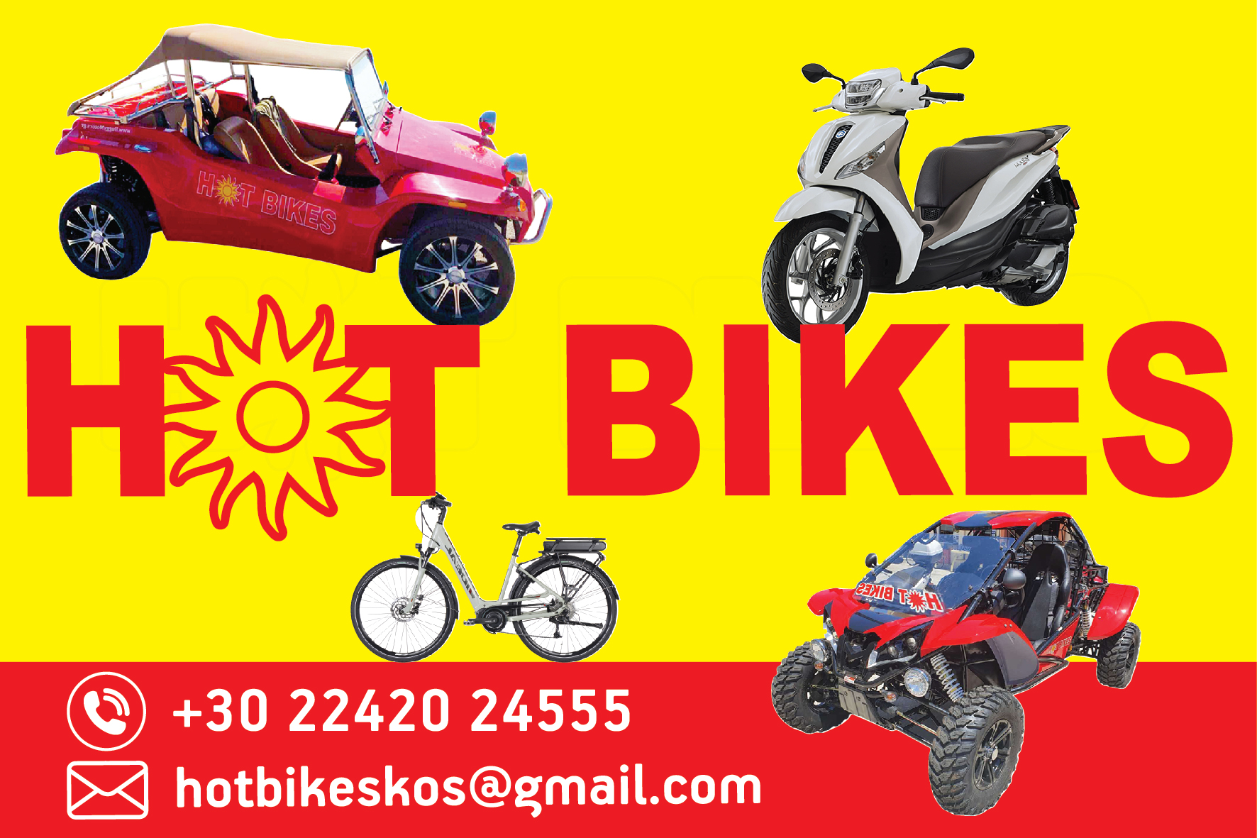 Hot Bikes loue les motos les plus adaptées à vos vacances. Hot Bikes propose des scooters, des méga-